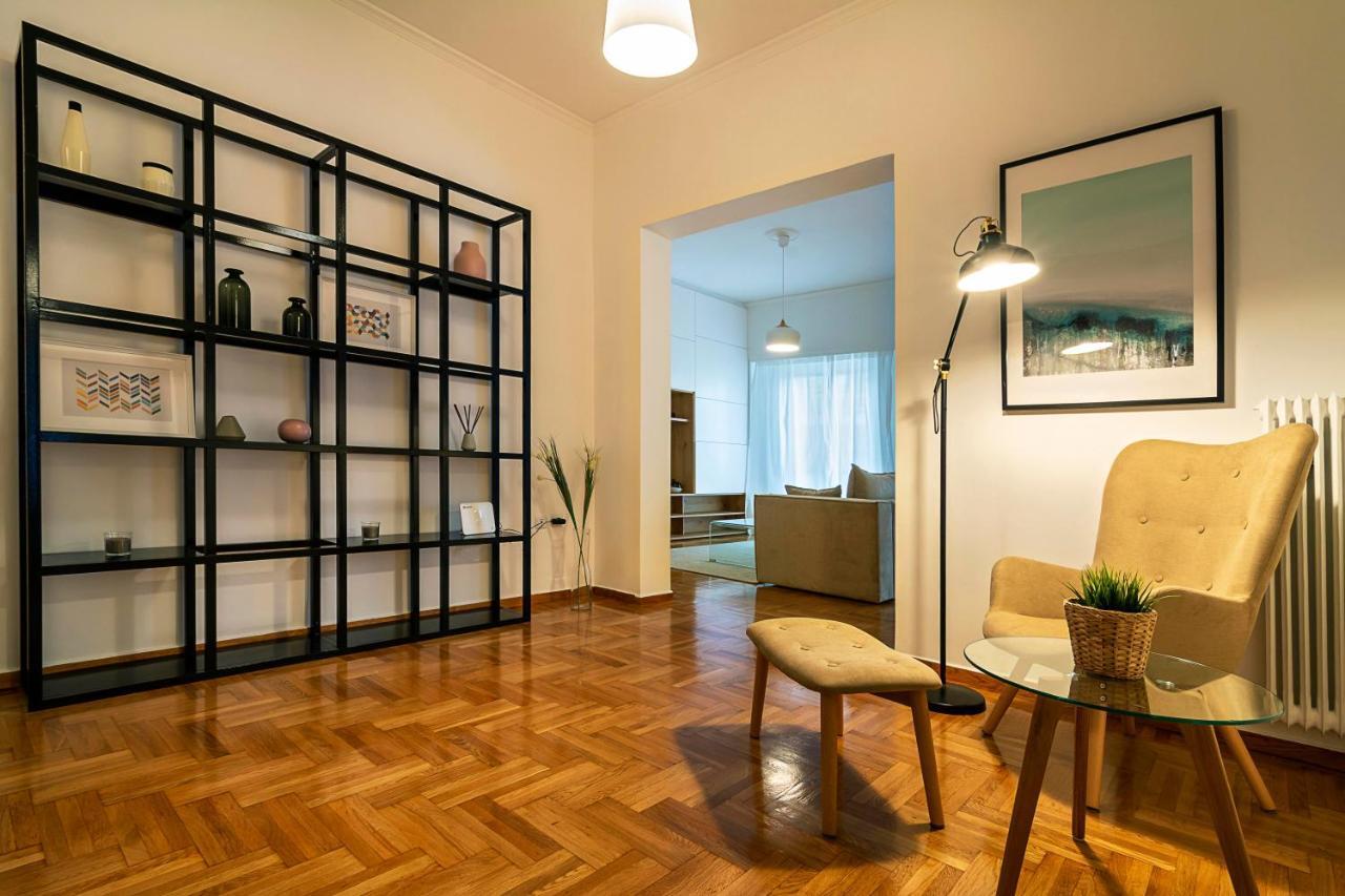 Elegant, Spacious & Minimalist Aptm W/Balcony Leilighet Athen Eksteriør bilde