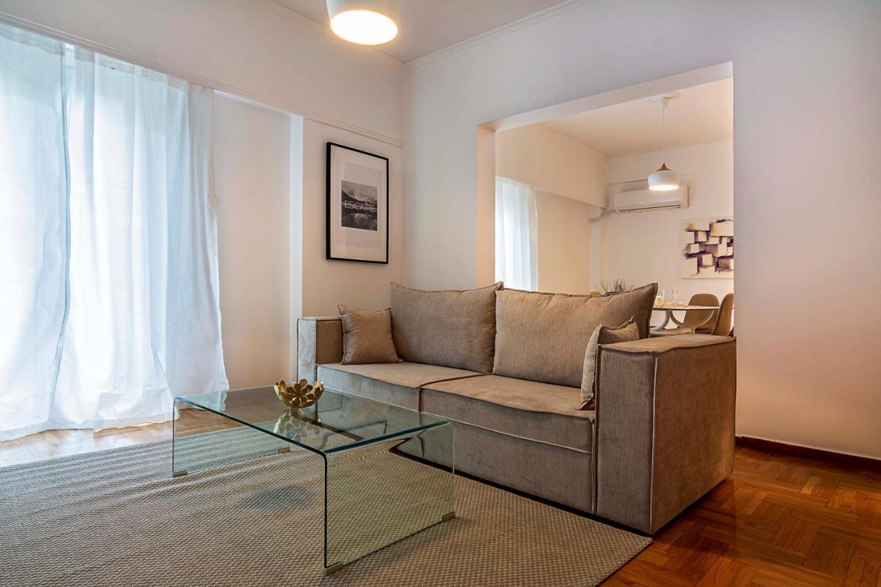 Elegant, Spacious & Minimalist Aptm W/Balcony Leilighet Athen Eksteriør bilde