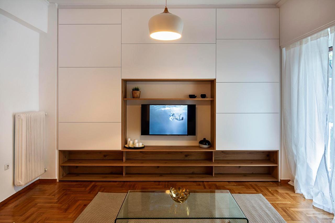 Elegant, Spacious & Minimalist Aptm W/Balcony Leilighet Athen Eksteriør bilde