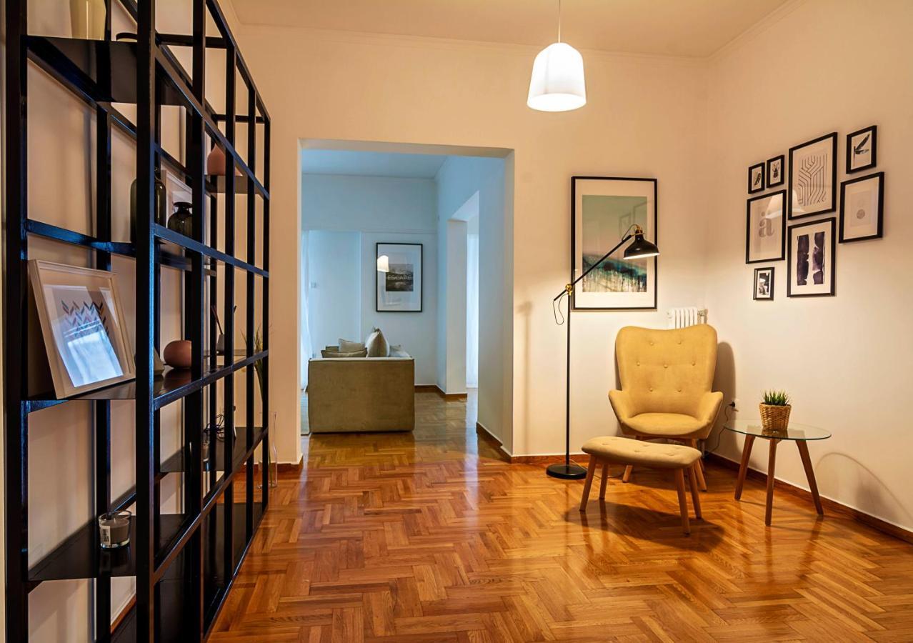 Elegant, Spacious & Minimalist Aptm W/Balcony Leilighet Athen Eksteriør bilde